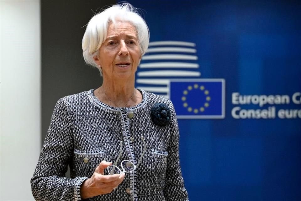 Christine Lagarde, presidenta del Banco Central Europeo.