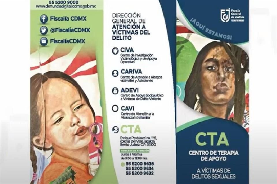 Esto, a partir de la próxima semana en uno de los centros de atención a víctimas, en la Colonia Del Valle, Alcaldía Benito Juárez.