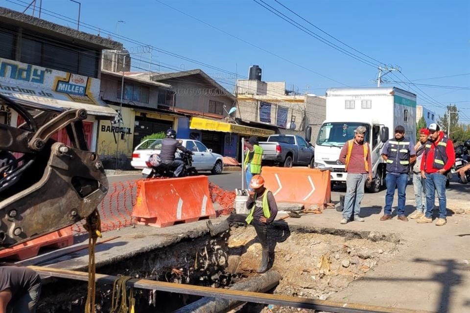 La reparación concluyó después del mediodía.