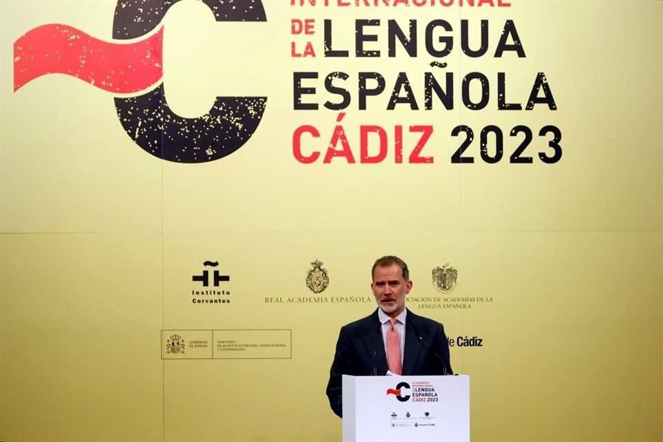 'El Siglo 21 debe ser el siglo del español', dijo el rey Felipe VI durante la apertura del IX CILE Cádiz 2023.