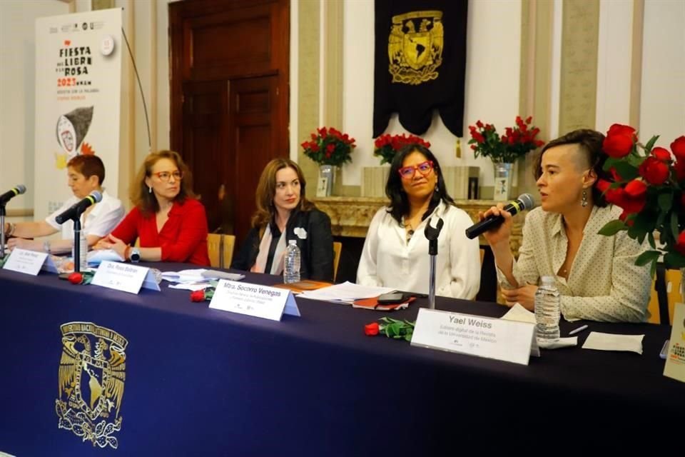 El martes, en la Casa Universitaria del Libro, se dieron a conocer los detalles de la Fiesta del Libro y la Rosa 2023, a realizarse del 21 al 23 de abril.