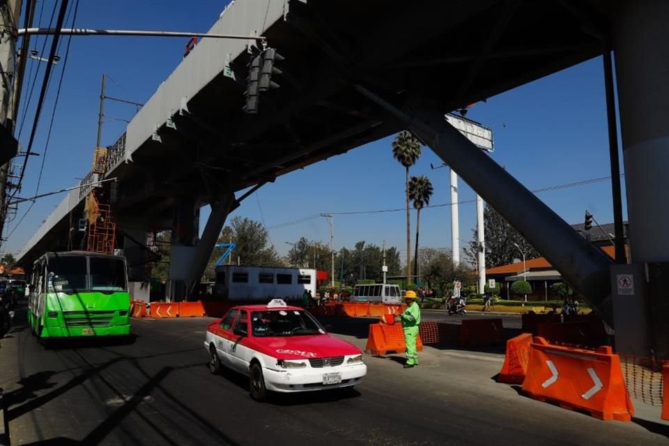 Avance en las obras de reconstrucción y reforzamiento de la zona cero de la línea 12 del STC Metro.