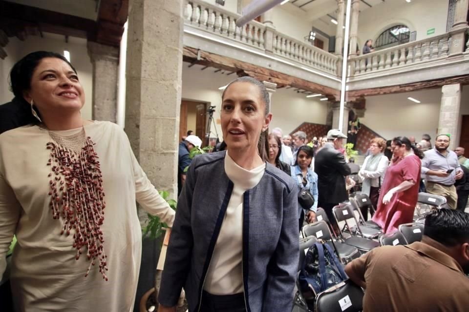 El acto de inauguración estuvo encabezado por la Secretaria de Cultura federal, Alejandra Frausto, y la Jefa de Gobierno de la CDMX, Claudia Sheinbaum.