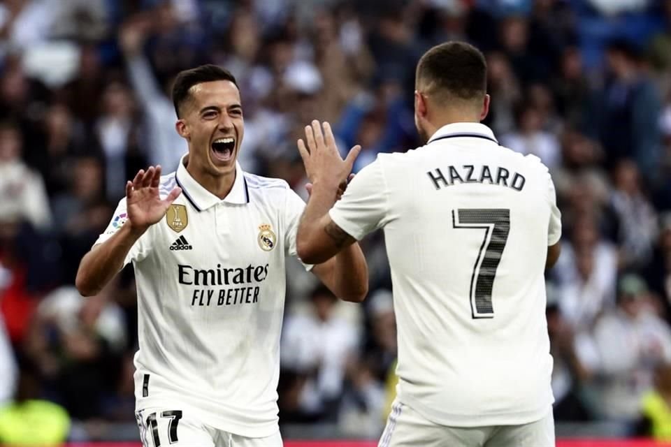 Lucas Vázquez fue habilitado por Eden Hazard  y selló la goleada merengue.