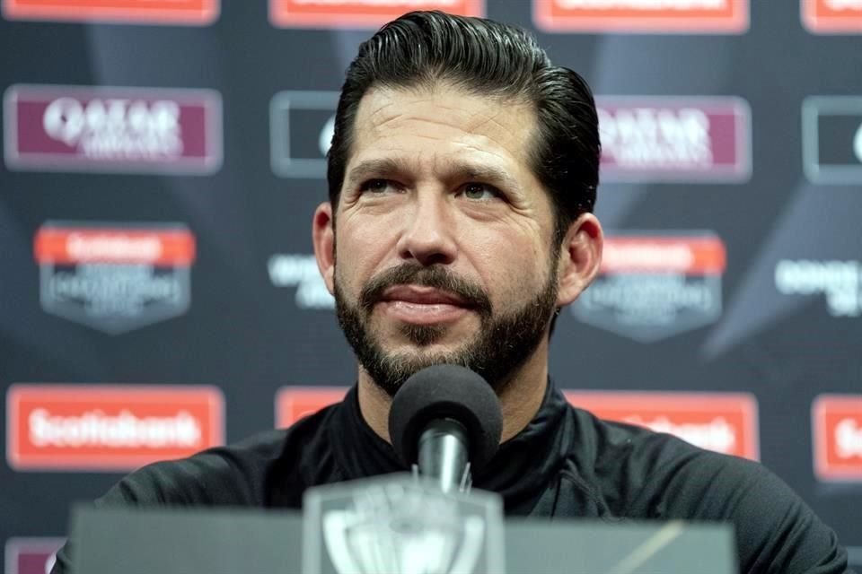 Benjamín Mora, entrenador del Atlas, en la conferencia previa al partido ante Philadelphia Union, por los Cuartos de Final de la Concahmapions.