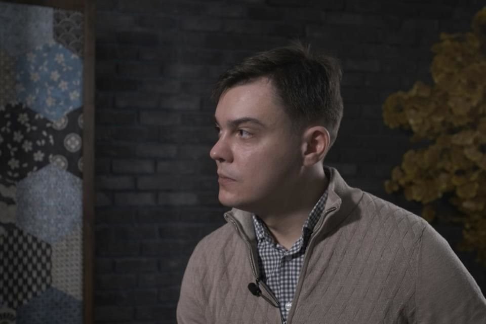 Gleb Karakulov, desertor ruso, durante una entrevista en 2022.