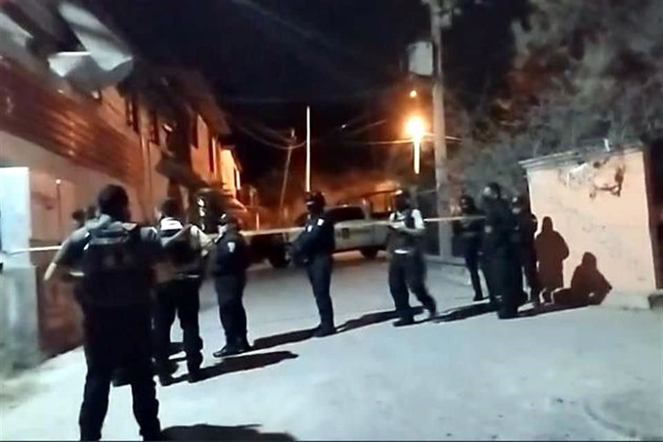 Corporaciones policiacas y el Ejército se movilizaron al lugar de los hechos.