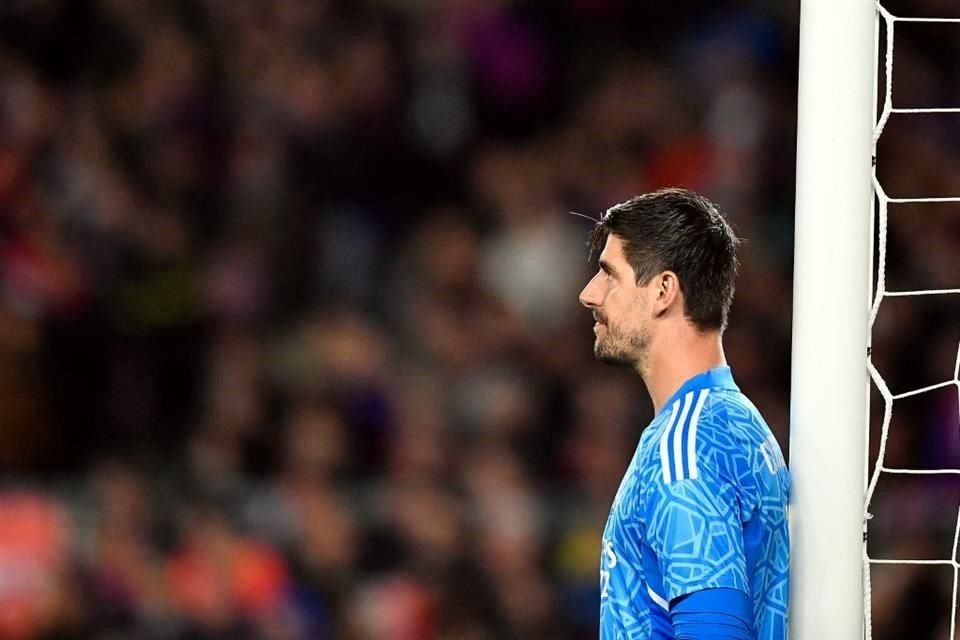 Thibaut Courtois también fue clave en el triunfo merengue, pues con sus atajadas fue factor.
