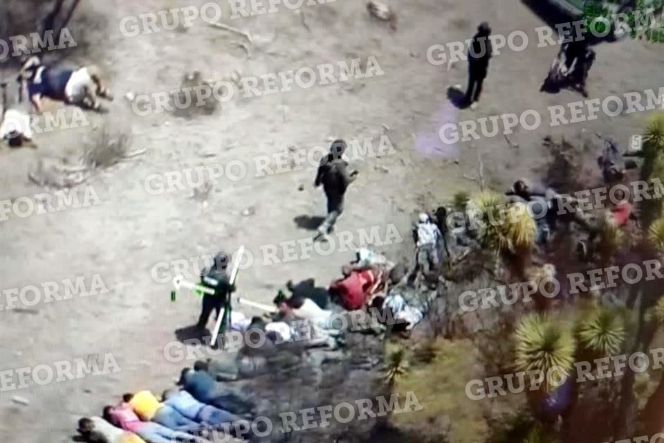Helicópteros de Guanajuato y SLP localizaron a los migrantes.