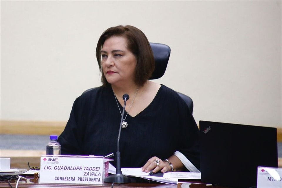 Además de reducirse el sueldo, Guadalupe Taddei, presidenta de INE, analiza renunciar a seguro de retiro, gastos médicos y más beneficios.