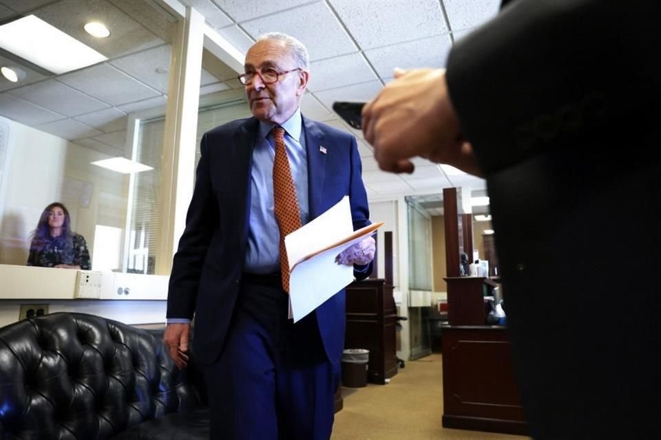 El líder de la mayoría del Senado de EU, el senador Chuck Schumer, habló sobre una mezcla de fentanilo y heroína también conocida como 'Tranq', que se ha relacionado con muertes por sobredosis.