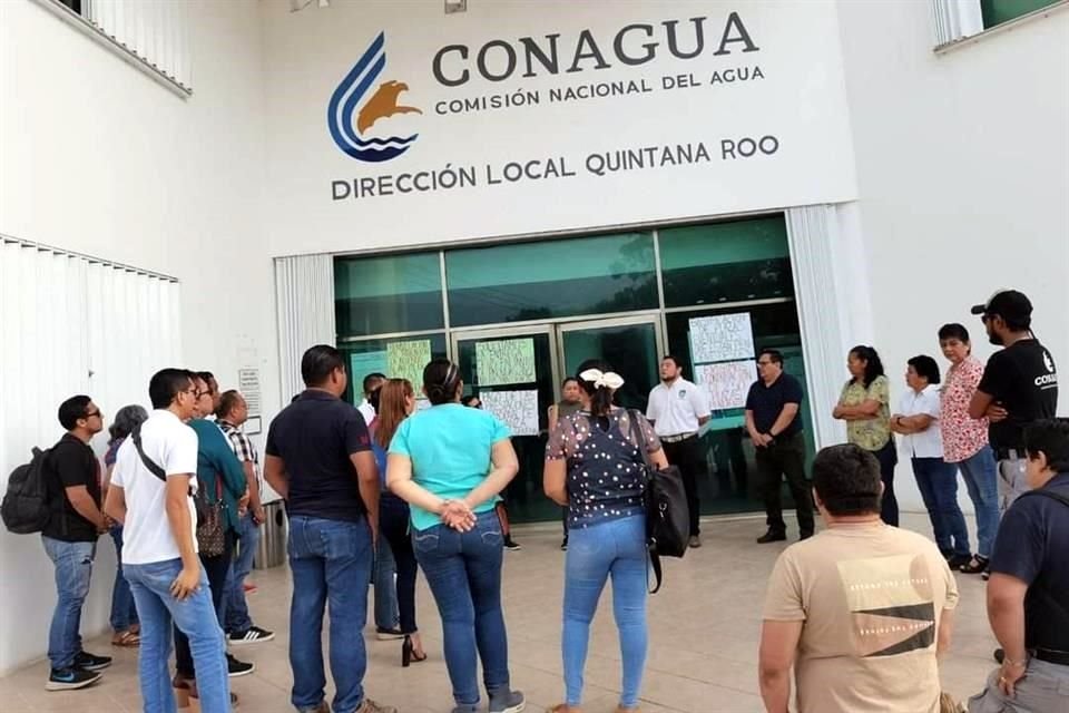 La Conagua suspendió sus trámites administrativos. 