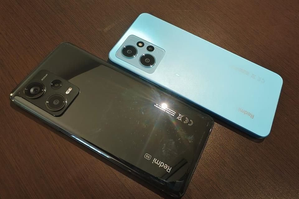 La gama media de la marca asiática la componen los modelos Redmi Note 12 Pro+ 5G (coloer negro) y Redmi Note 12