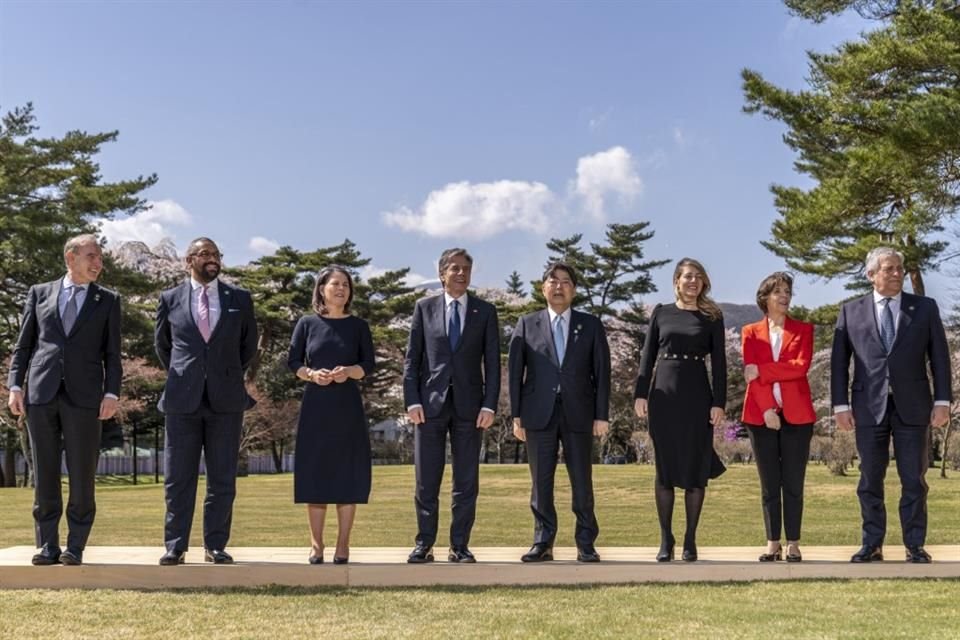 Jefes de la diplomacia del G7 mostraron su unidad ante China y rechazaron cualquier divergencia de opiniones con respecto al país asiático.