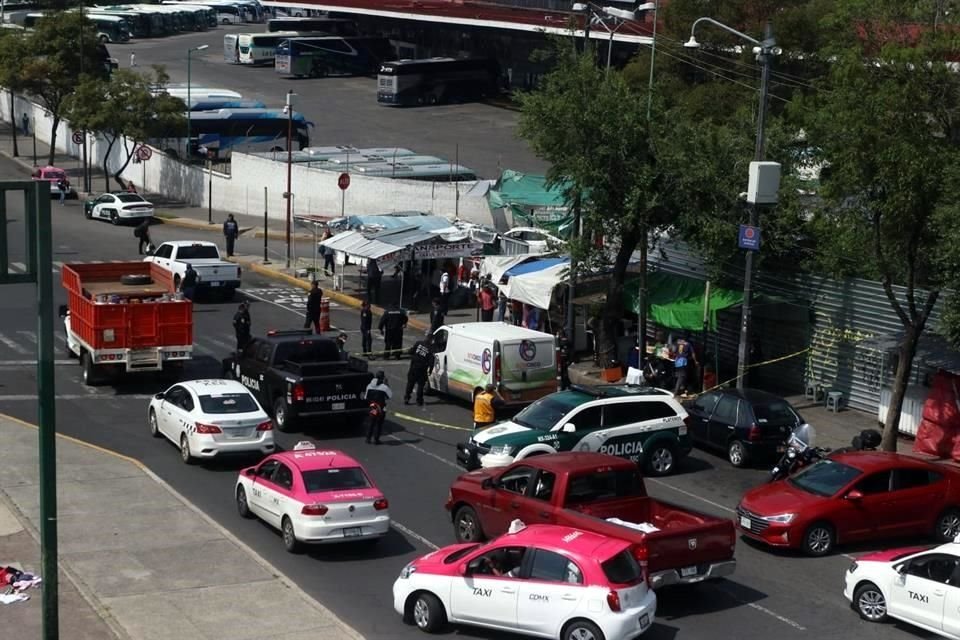 En el lugar se encuentran peritos realizando las investigaciones.