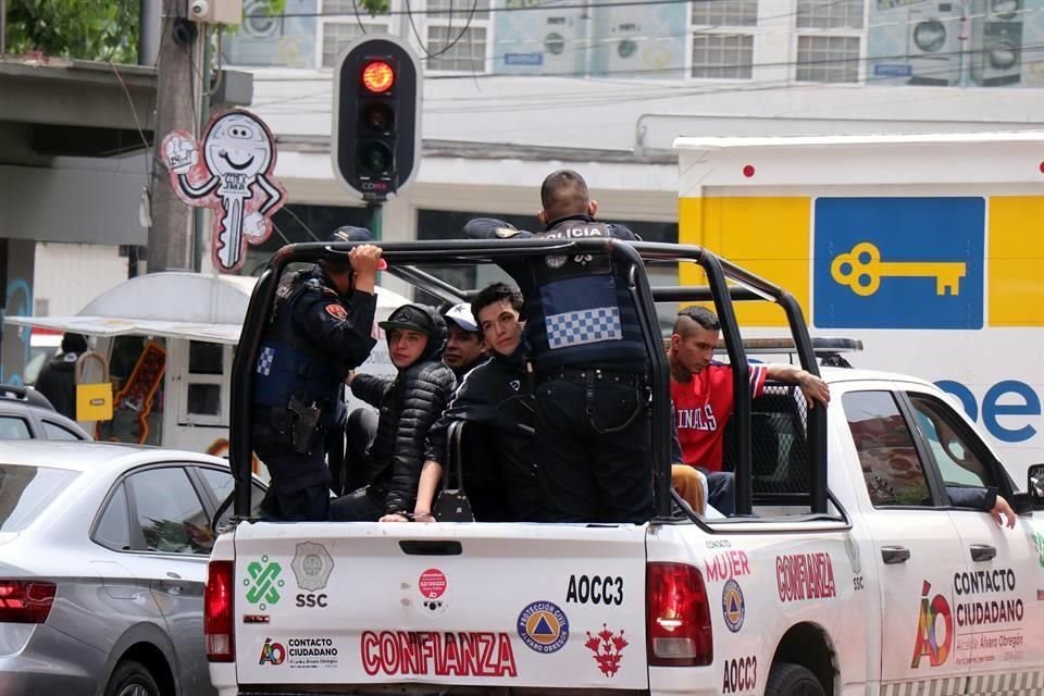 El Gobierno de CDMX desplegó un operativo policiaco hoy para garantizar seguridad en las elecciones.