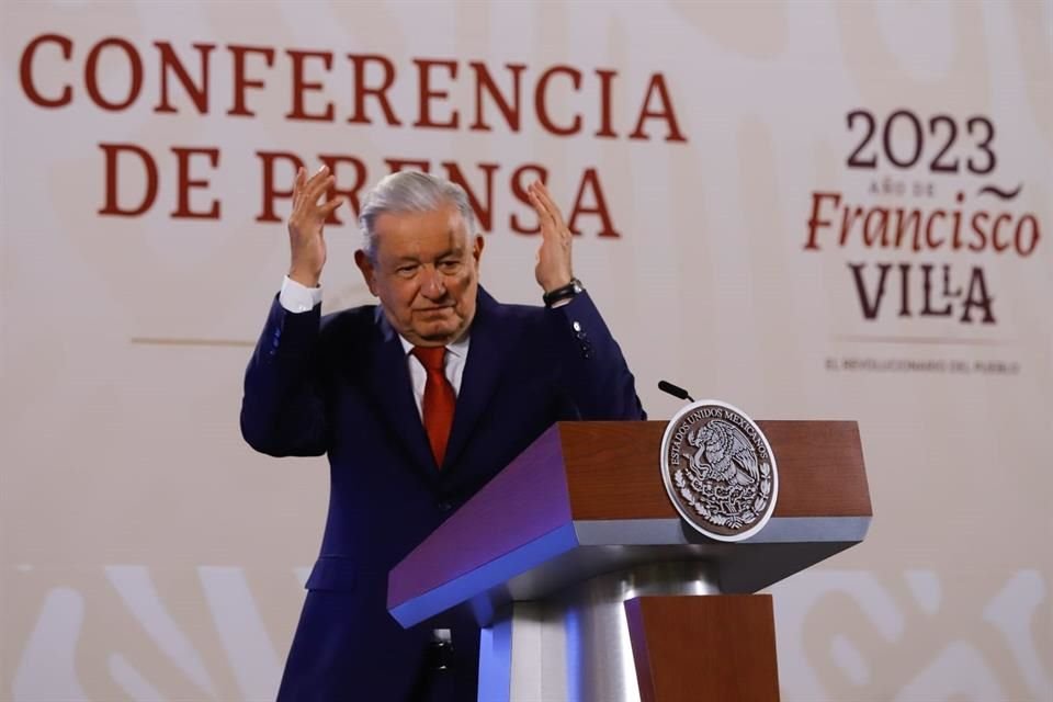 El Presidente en conferencia mañanera.