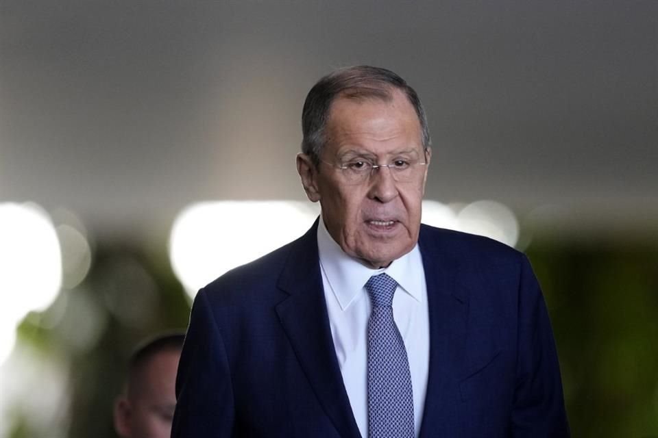 El ministro de Relaciones Exteriores de Rusia, Serguéi Lavrov, en Brasilia el 17 de abril de 2023.