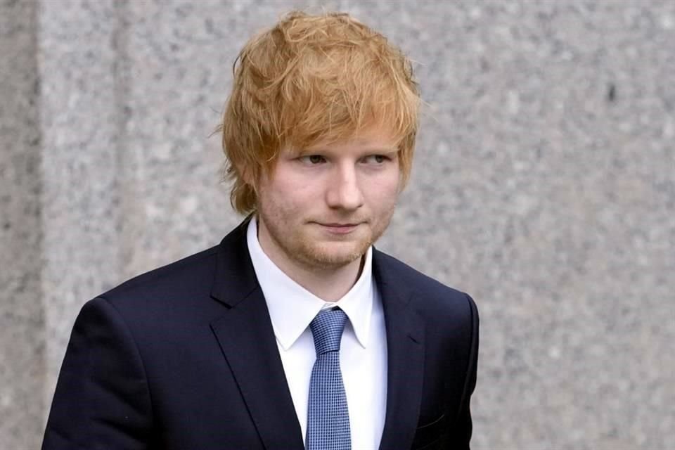 El cantautor Ed Sheeran finalmente se presentó en el juicio por supuesto plagio que enfrenta en una corte federal de Estados Unidos.