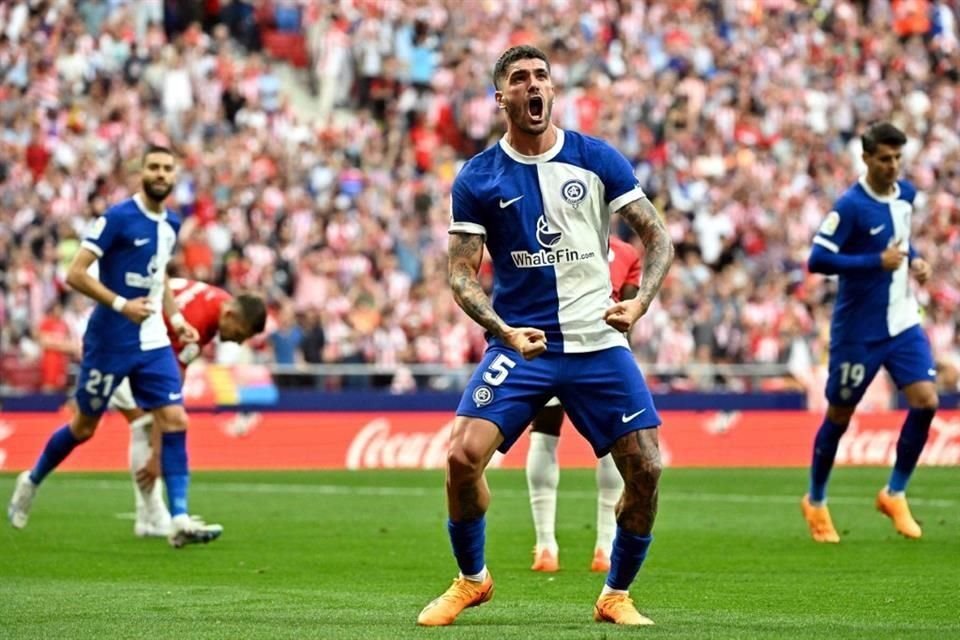 Rodrigo De Paul no perdonó y marcó el primero para los colchoneros.