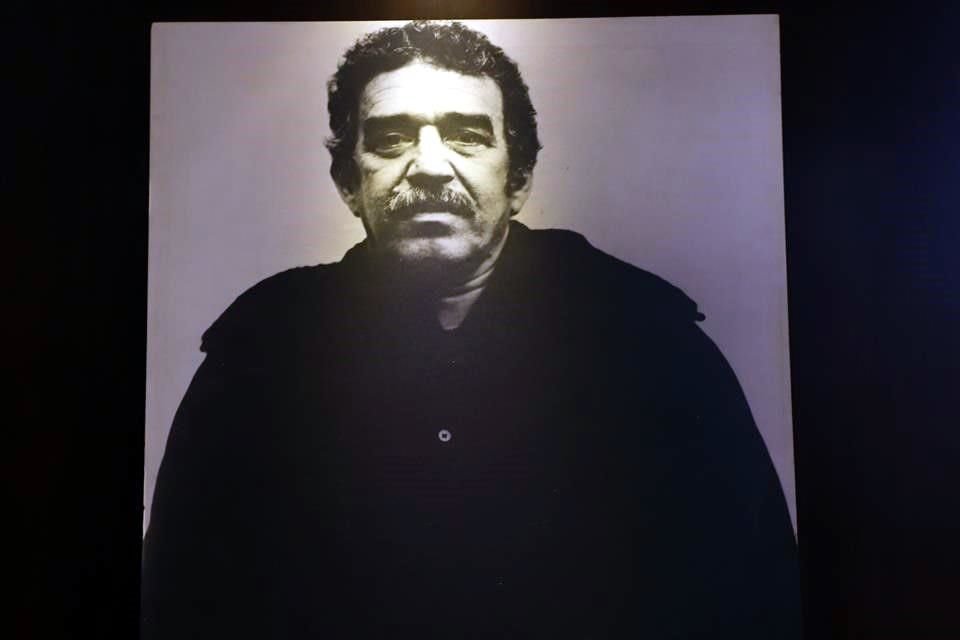 Un retrato del escritor de la colección que se exhibe en la Casa de la Literatura Gabriel García Márquez, inmueble al sur de la Ciudad de México, donde vivió con su familia.