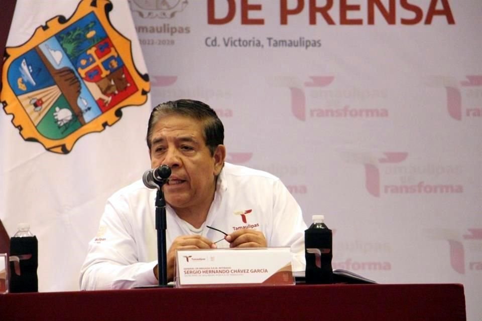 General Sergio Chvez, Secretario de Seguridad de Tamaulipas.