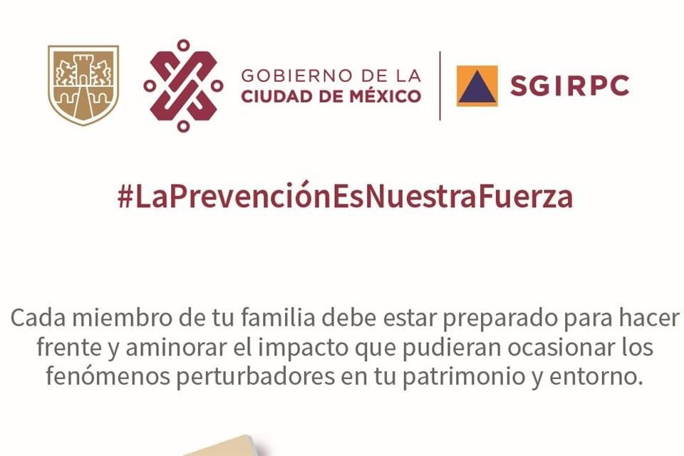 La Administración de la CDMX dio a conocer modificaciones a la Ley de Gestión Integral de Riesgos y Protección Civil, que entrarán en vigor en junio.