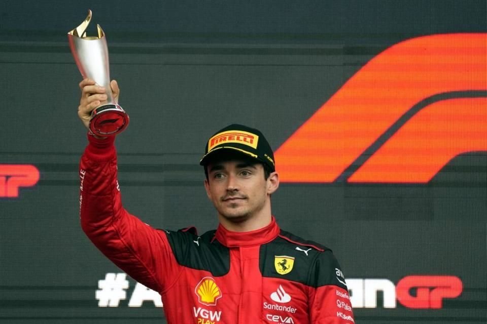 Pese a que logró la pole position, a Charles Leclerc sólo le alcanzó en Azerbaiyán para quedar tercero.