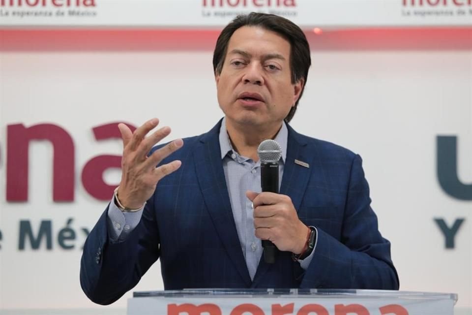 Mario Delgado, dirigente nacional de Morena.