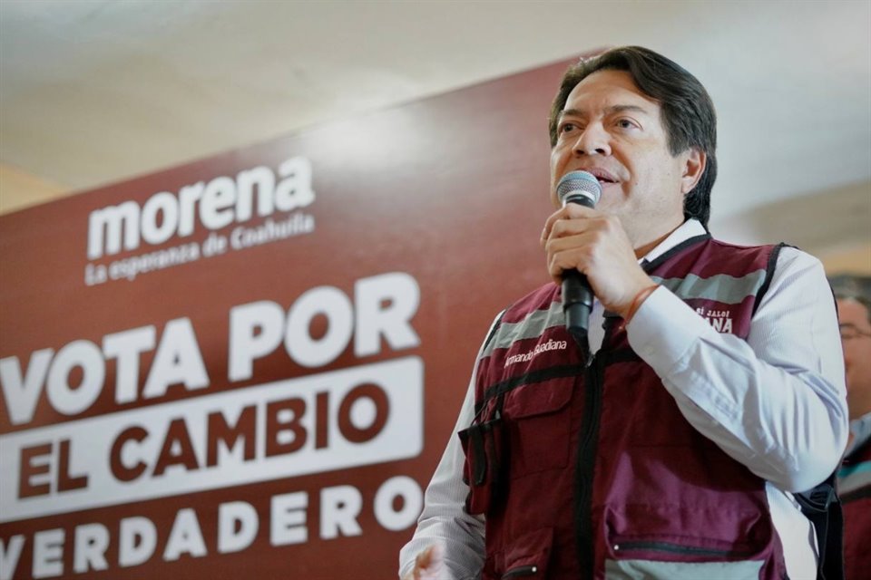 Mario Delgado, dirigente nacional de Morena, ofreció a 3 de las 4 'corcholatas' emitir la convocatoria para proceso interno el 15 de junio.
