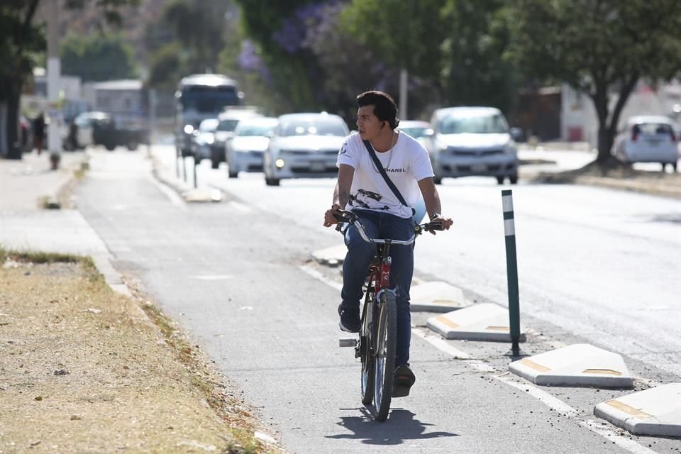 La calidad de las ciclovías también recibió mala calificación.