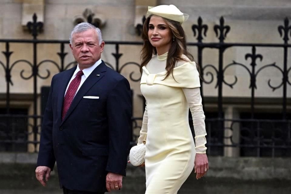 El rey Abdullah II Ibn Al Hussein de Jordania y la reina Rania de Jordania.