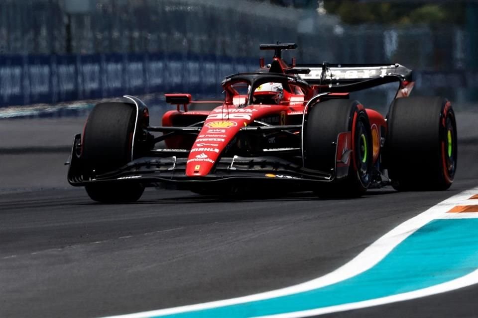 Charles Leclerc perdió el control de su auto en la Q3.