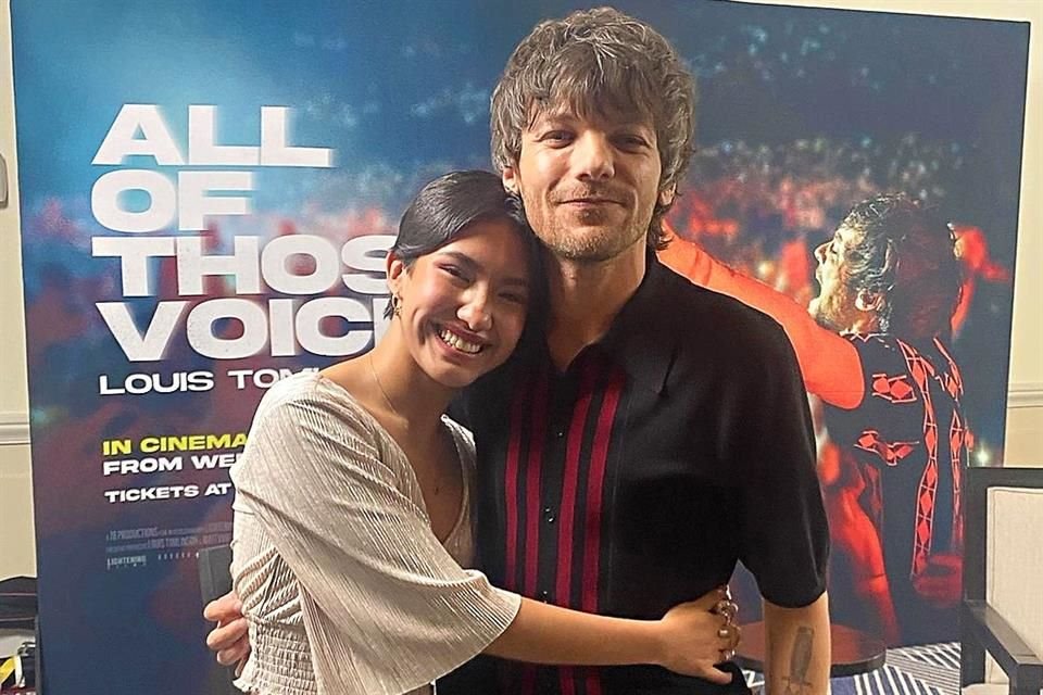 Vicka Ortiz, fan de Tomlinson, conoció al cantante tras ganar un concurso.