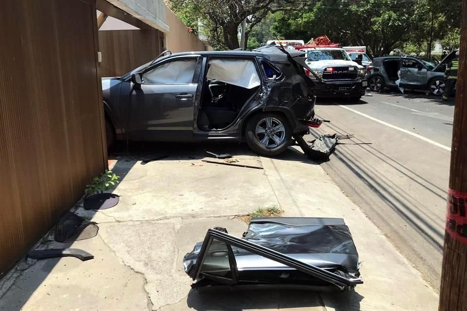 El encontronazo ocurrió cerca de las 12:00 horas del domingo en el cruce de las calles Montevideo y Ontario, en la Colonia Providencia, en Guadalajara.