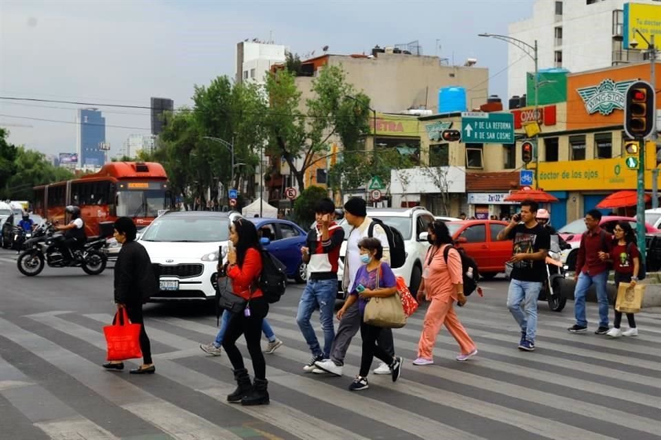 En total, se contabilizaron 150 vialidades de riesgo para los usuarios. De las cuales 17 corresponden a la Capital del País.