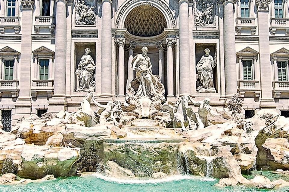 Fontana di Trevi.