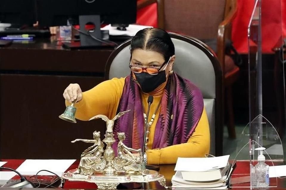 Dulce María Sauri, presidenta de la Mesa Directiva.