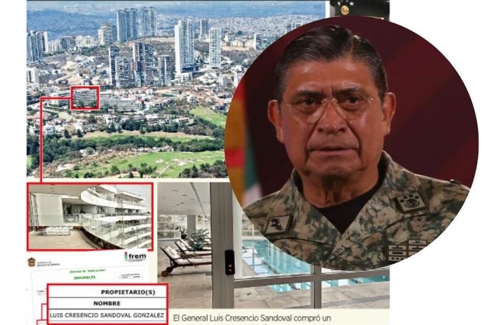 El General aseveró que el departamento no costó 30 millones de pesos.