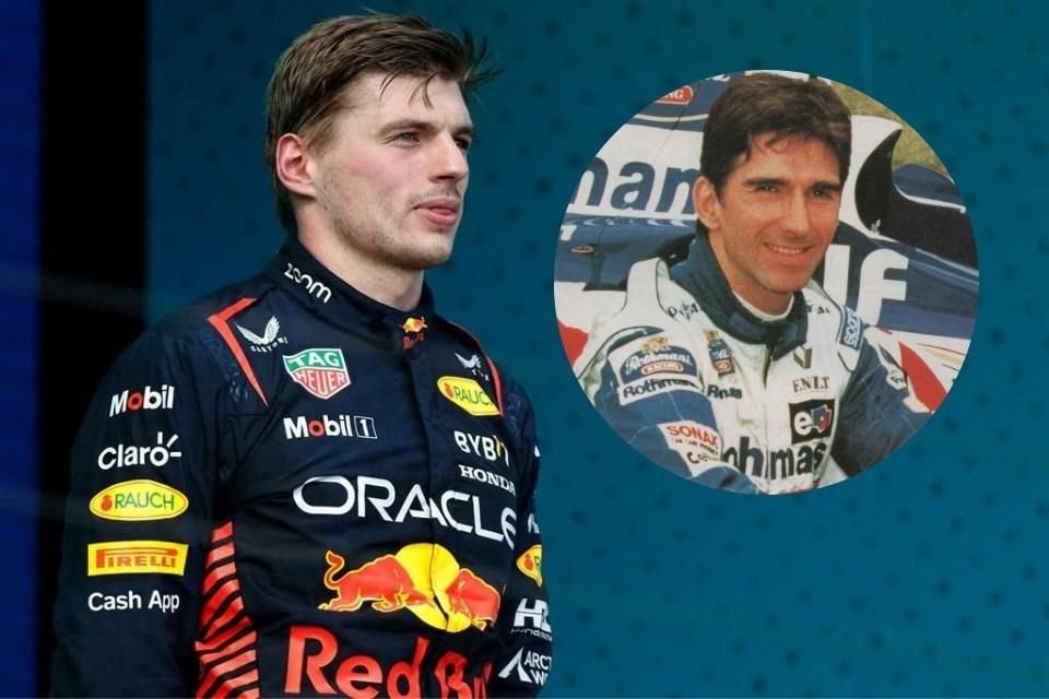 Max Verstappen destaca no solo por encima de Checo Pérez, sino de todos los pilotos de la F1, aseguró Damon Hill, campeón en 1996.