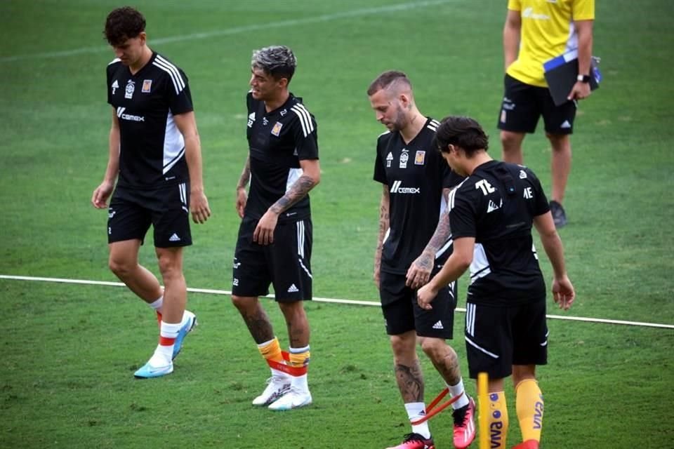 Imágenes del entrenamiento con el que Tigres inició la semana enfocado en la Gran Final del Clausura 2023.