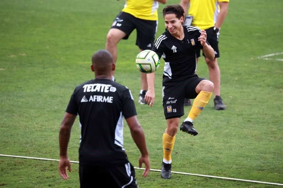 Imágenes del entrenamiento con el que Tigres inició la semana enfocado en la Gran Final del Clausura 2023.