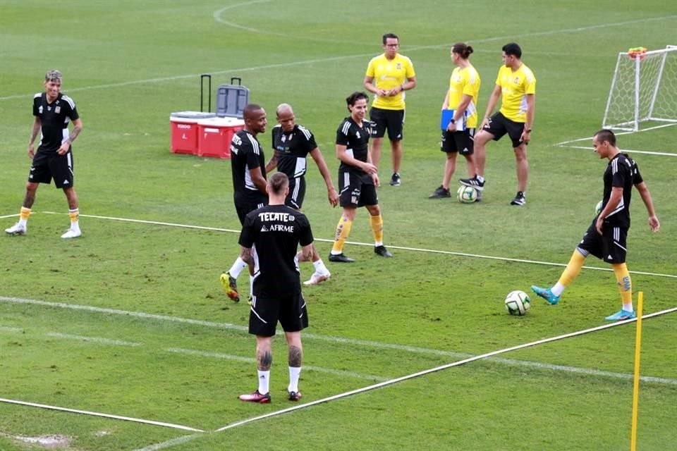 Imágenes del entrenamiento con el que Tigres inició la semana enfocado en la Gran Final del Clausura 2023.