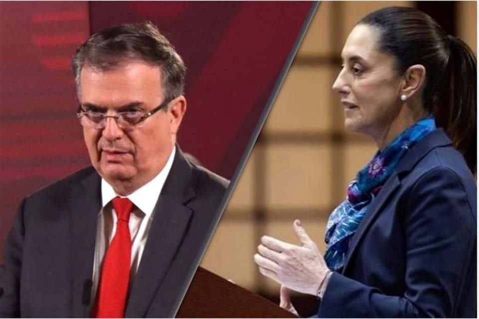 El Canciller Marcelo Ebrard y la Jefa de Gobierno capitalina, Claudia Sheinbaum, buscan ser el representante de Morena para las elecciones de 2024.