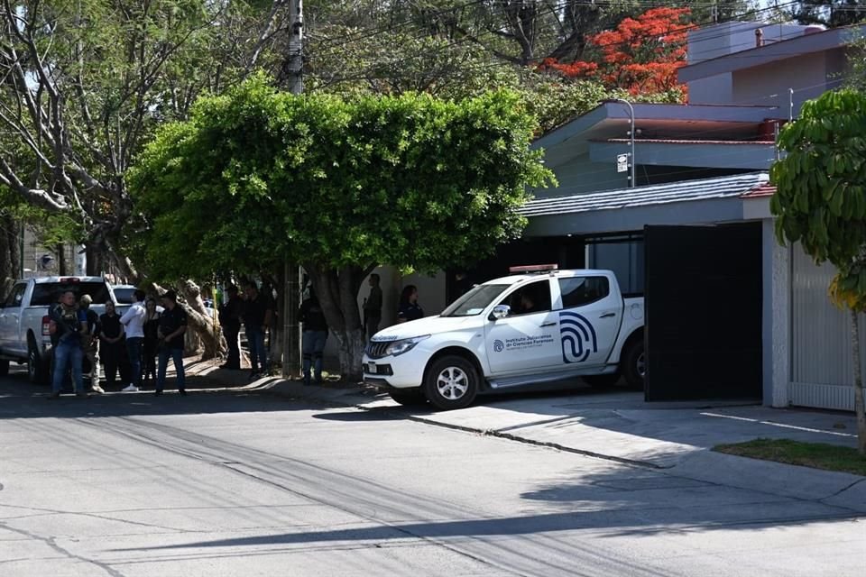 La finca ubicada en Johannes Brahms 260, Col. La Estancia, en Zapopan, operaba como call center.