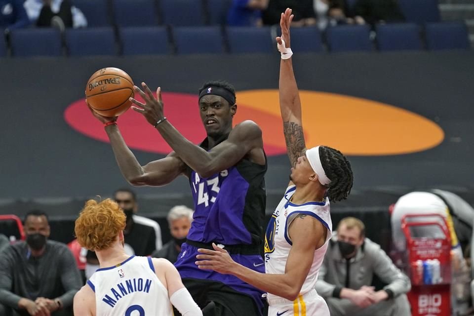 Pascal Siakam (43) fue el mejor jugador de la duela, con 36 unidades.