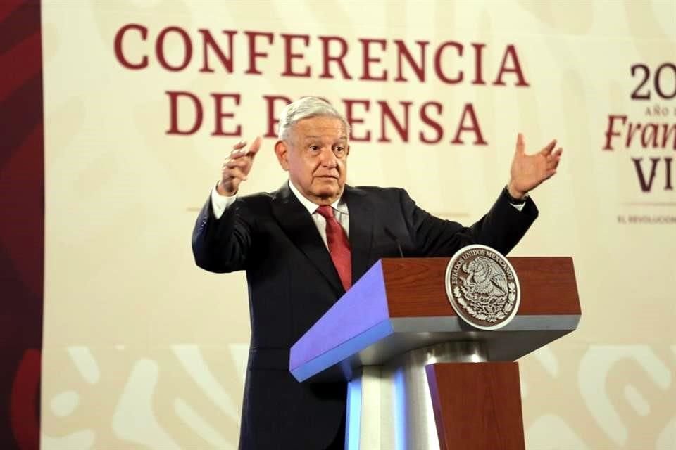 PRD denunció ante INE al Presidente AMLO por romper la veda electoral, al difundir logros de gobierno y hablar de temas electorales.