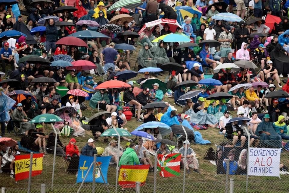 Los aficionados en Barcelona.