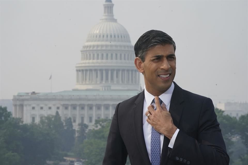 El Primer Ministro británico, Rishi Sunak, durante una visita a Washington el 7 de junio del 2023.