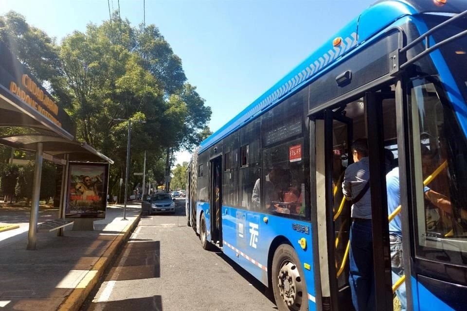 Unidades de Trolebús se encuentran brindando servicio emergente.